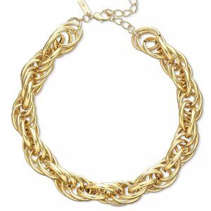 I.N.C. International Concepts Twisted Chain Frontal Necklace